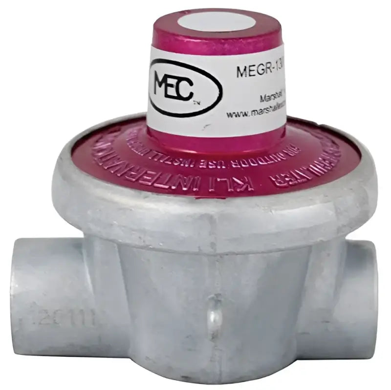 Silver and pink gas regulator for MEGR-130-20 Marsh Excel Economy High system