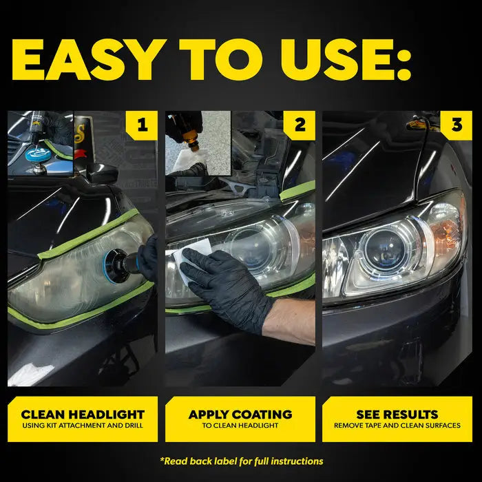 Meguiars WAX G55265 Headlight Restoration Kit