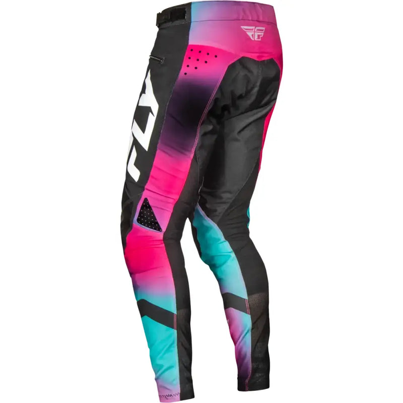 Rayce Bicycle Pant Ca/Ny Fuschia/Black/Teal Sz 34 - FLY RACING
