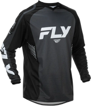 F 16 Jersey Black/White Lg - FLY RACING
