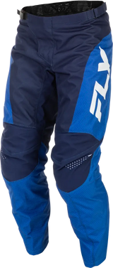F 16 Pants Blue/Dark Blue/White Sz 30 - FLY RACING