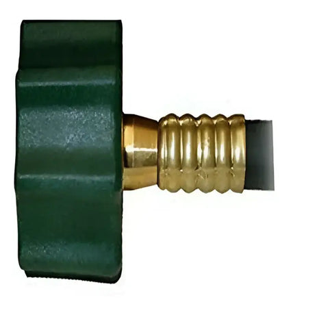 Green knobbed hose connector for Marsh Excel High Flow Pigtail 15’ long