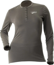 Merino Wool Base Layer Shirt Grey Xl