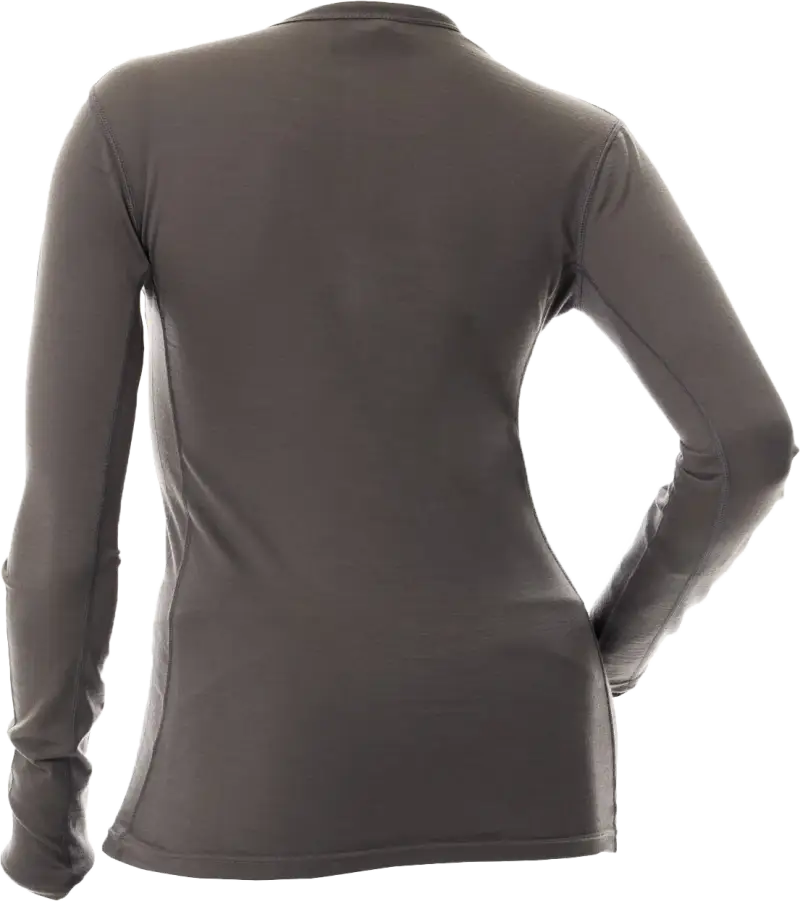 Merino Wool Base Layer Shirt Grey Xl
