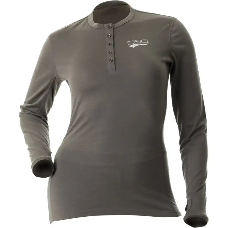 Merino Wool Base Layer Shirt Grey Xl