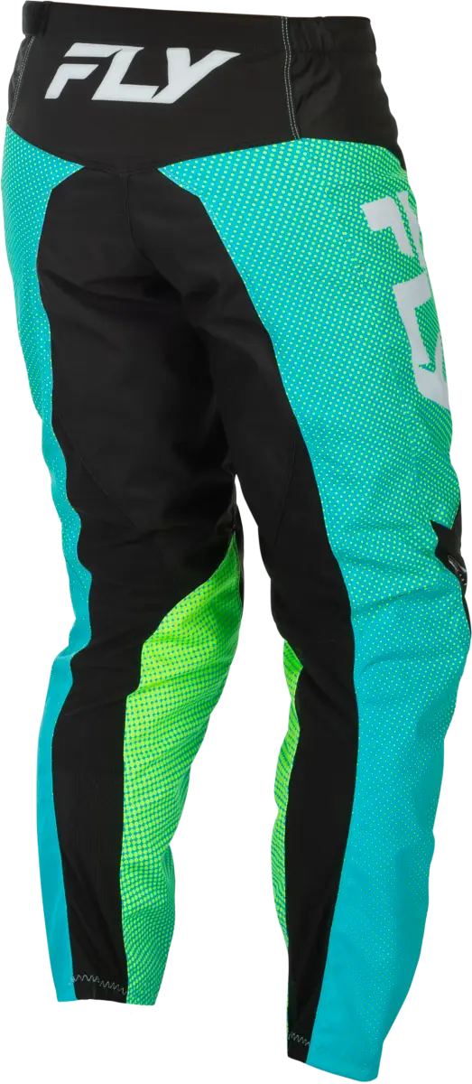 F 16 Pants Aqua/Black/White Sz 34 - FLY RACING