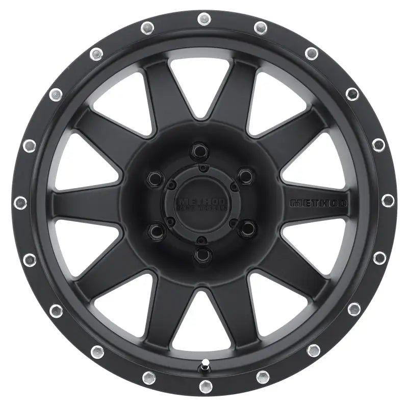 Method MR301 The Standard 17x8.5 0mm Offset 6x5.5 108mm CB Matte Black Wheel - Truck & Automotive