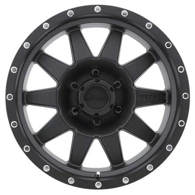 Method MR301 The Standard 17x8.5 0mm Offset 6x5.5 108mm CB Matte Black Wheel - Truck & Automotive
