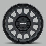 Method Wheels MR305680601000 Method MR305 NV 16x8 0mm Offset 6x5.5 108mm CB Double Black Wheel