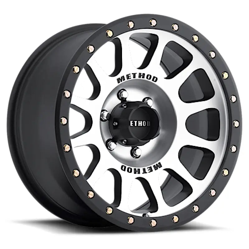 Method Wheels MR30578560325 Method MR305 NV 17x8.5 25mm Offset 6x5.5 108mm CB Machined/Black Street Loc Wheel - MR30578560325