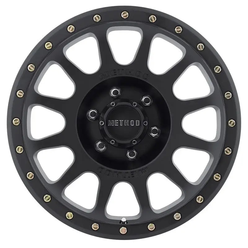 Method Wheels MR30589016500 Method MR305 NV 18x9 0mm Offset 6x135 94mm CB Method Matte Black Street Loc Wheel