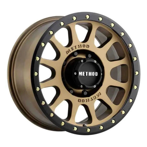 Method MR305 NV 18x9 +18mm Offset 8x170 130.81mm CB Method Bronze/Blac ...