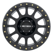 Method MR305 NV 20x10 -18mm Offset 8x180 130.81mm CB Matte Black Wheel - Truck & Automotive