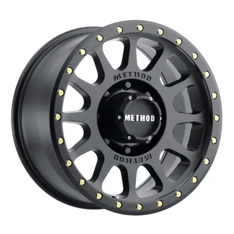 Method MR305 NV 20x10 -18mm Offset 8x180 130.81mm CB Matte Black Wheel - Truck & Automotive