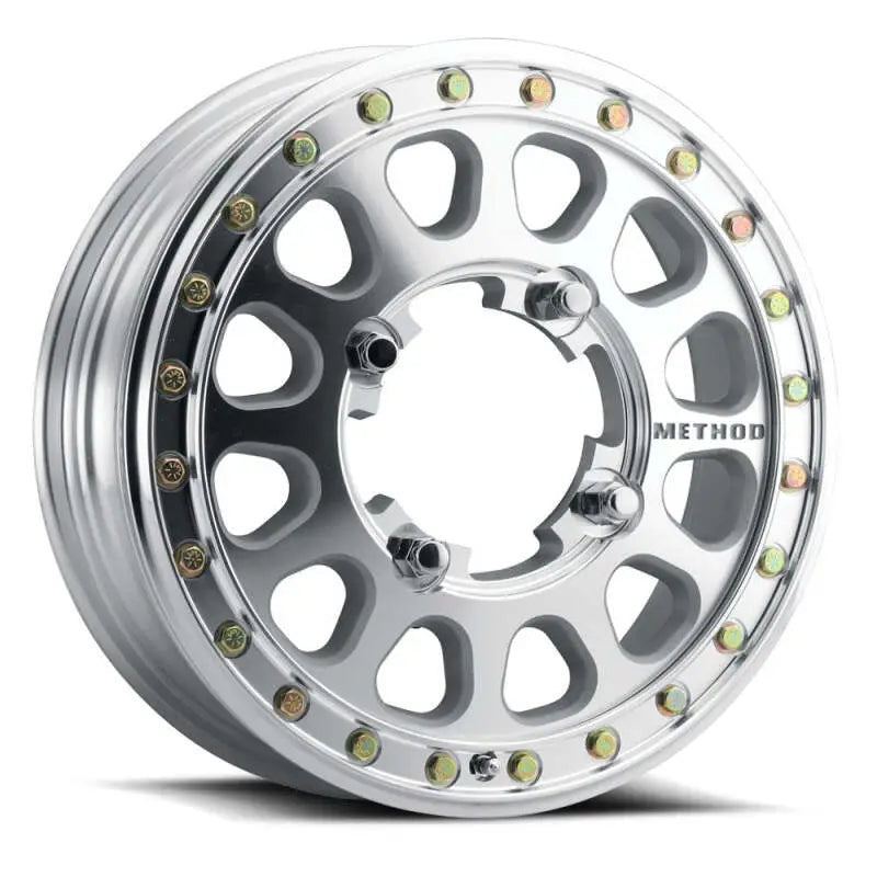 Method Wheels MR40155012340B Method MR401-R UTV Beadlock 15x5 / 4.25+0.75/40mm Offset / 5x4.5 / 72mm CB Machined - Raw Wheel - MR40155012340B