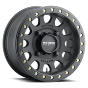 Method Wheels MR40157047552B Method MR401 UTV Beadlock 15x7 / 5+2/38mm Offset / 4x136 / 106mm CB Matte Black Wheel - MR40157047552B