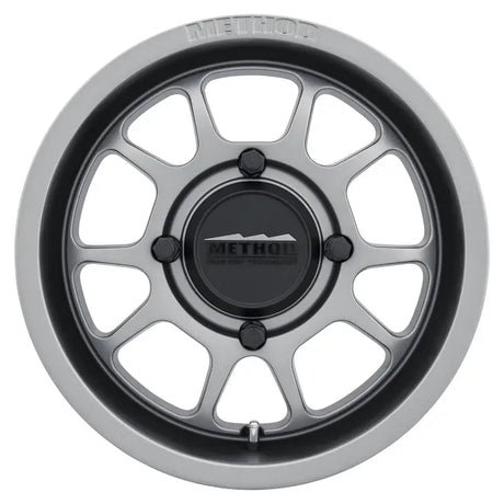 Method MR409 Bead Grip 15x7 / 4 + 3/13mm Offset / 4x156 / 132mm CB Steel Grey Wheel - Truck & Automotive