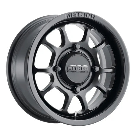 Method MR409 Bead Grip 15x8 / 4 + 4/0mm Offset / 4x136 / 106.25mm CB Matte Black Wheel - Truck & Automotive