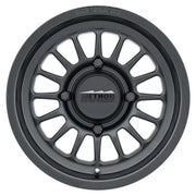 Method Wheels MR41157047543 Method MR411 Bead Grip 15x7 / 4+3/13mm Offset / 4x136 / 106.25mm CB Matte Black Wheel