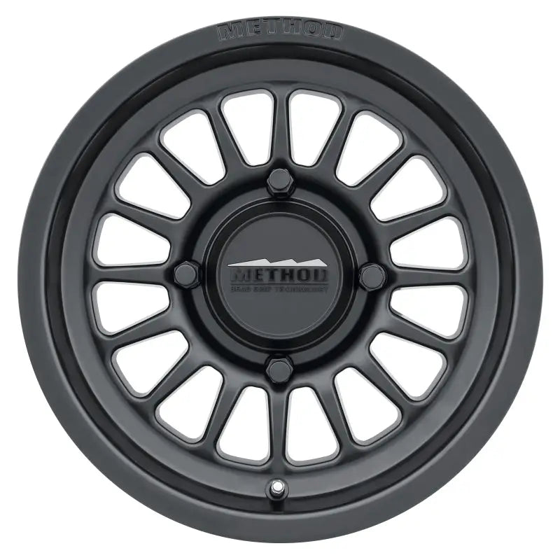 Method Wheels MR41157047543 Method MR411 Bead Grip 15x7 / 4+3/13mm Offset / 4x136 / 106.25mm CB Matte Black Wheel