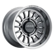 Method MR411 Bead Grip 15x7 / 5 + 2/38mm Offset / 4x136 / 106.25mm CB Gloss Titanium Wheel - Truck & Automotive