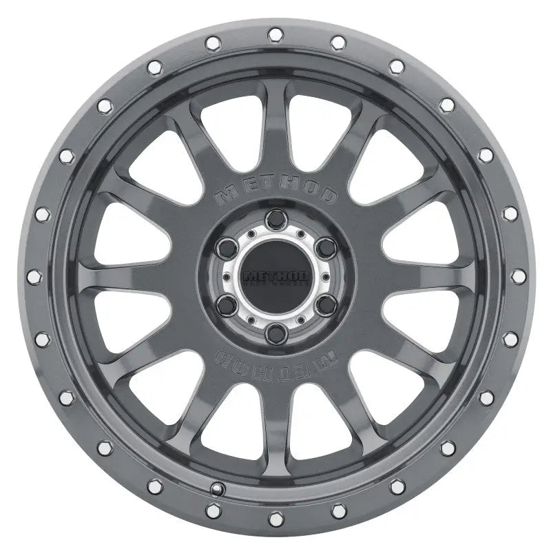 Method MR605 NV 20x10 -24mm Offset 6x5.5 106.25mm CB Gloss Titanium Wheel - Truck & Automotive