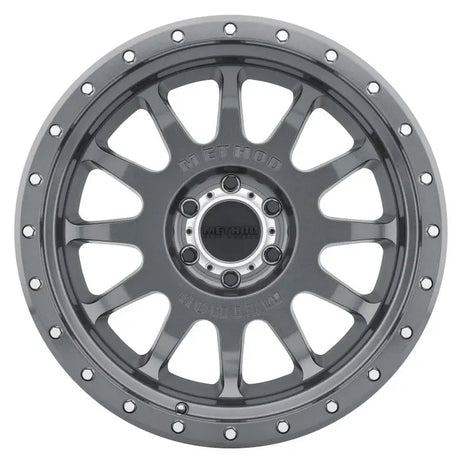 Method MR605 NV 20x10 -24mm Offset 6x5.5 106.25mm CB Gloss Titanium Wheel - Truck & Automotive