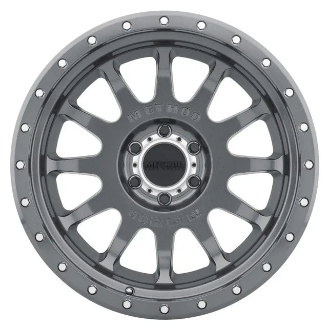 Method MR605 NV 20x10 -24mm Offset 6x5.5 106.25mm CB Gloss Titanium Wheel - Truck & Automotive