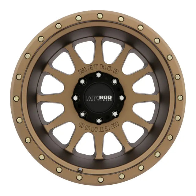 Method MR605 NV 20x12 -52mm Offset 8x170 124.9mm CB Bronze Wheel - Truck & Automotive