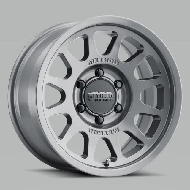 Method MR703 17x8.5 0mm Offset 6x135 87mm CB Gloss Titanium Wheel - Truck & Automotive