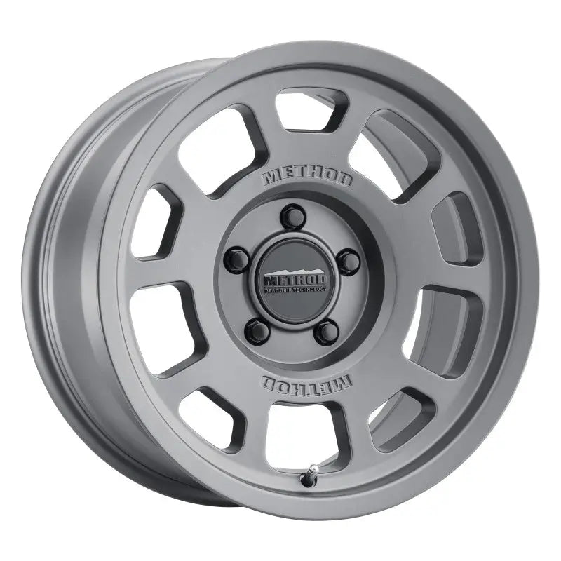 Method Wheels MR70589058825 Method MR705 18x9 +25mm Offset 5x150 110.5mm CB Titanium Wheel