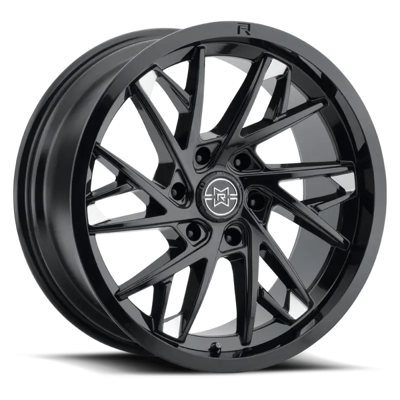 Method Raised MR801 20x9 / 8x6.5 BP / 0mm Offset / 121.3mm Bore - Gloss Black Milled Wheel - Wheels