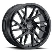 Method Raised MR801 22x10 / 8x6.5 BP / -18mm Offset / 121.3mm Bore - Gloss Black Milled Wheel - Wheels