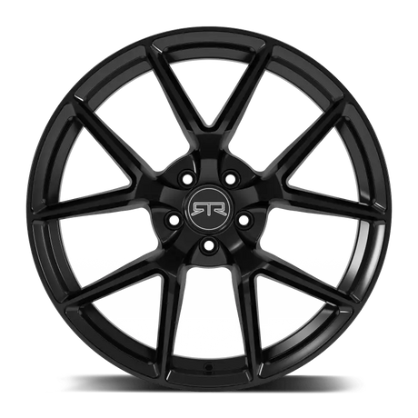 Black alloy method rtr tech wheel in a sleek gloss black wheel finish