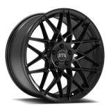 Black Method RTR Tech Mesh wheel with multi-spoke design in gloss black finish