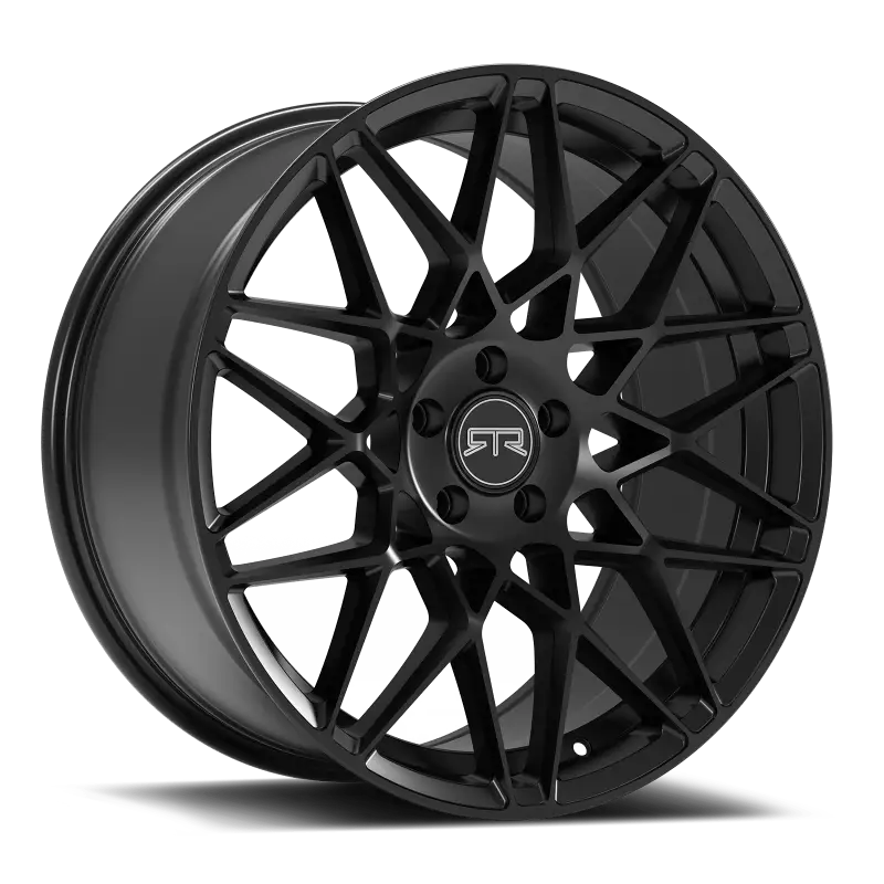 Black Method RTR Tech Mesh wheel with multi-spoke design in gloss black finish