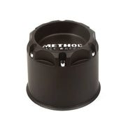 Method Wheels CP-1922B140-S1 Method Cap 1922 - 130mm - Black - Push Thru