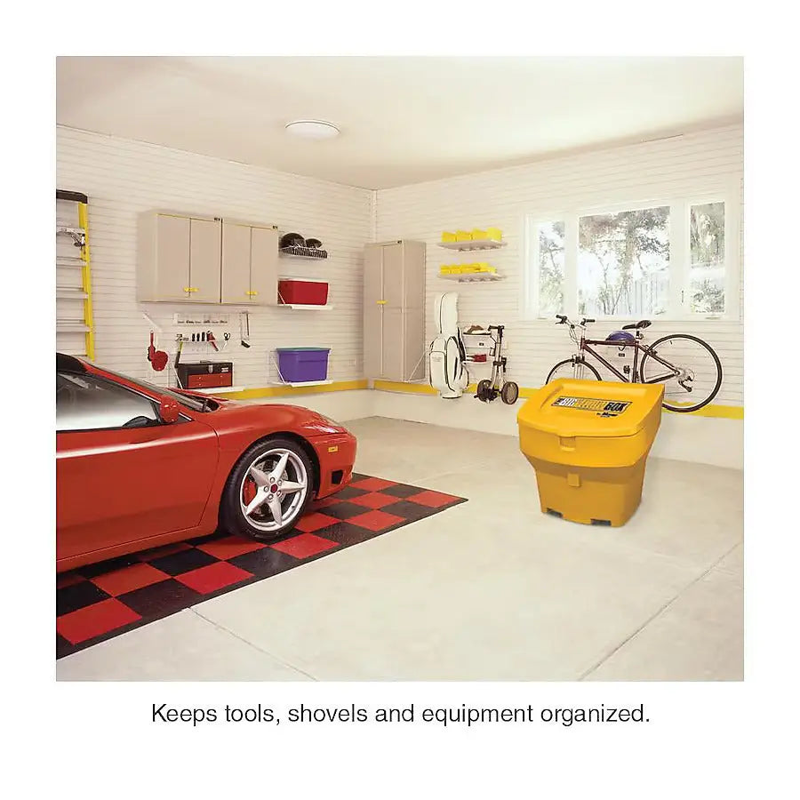 Meyer Prod Unit Will Not Rust Ice Melt Storage Container 32403 - Yellow Big Box
