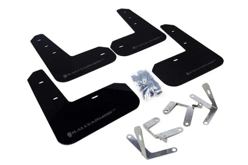 Rally Armor MF23-UR-BLK/GRY Rally Armor 13+ Subaru BRZ / 13+ Scion FR-S UR Black Mud Flap w/ Grey Logo