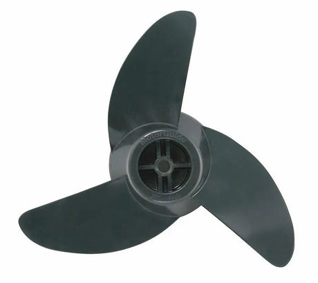 Three-bladed dark gray propeller for MGA089G Motorguide Prop blade machete gray boat motor