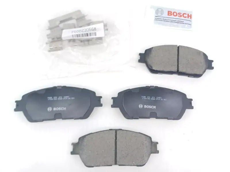 Bosch MGD906CH R/M Brake Pad Set with hardware for enhanced brakes and brake pad performance