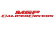 MGP 4 Caliper Covers Engraved Front & Rear 11-18 Dodge Durango Red Finish Silver II Logo - Truck Automotive