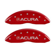 MGP MGP 4 Caliper Covers Front Acura Rear MDX Red Finish Silver Characters
