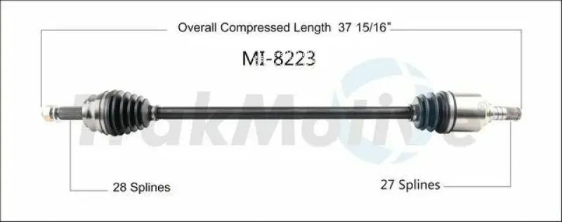 MI-8223 Trakmotive Cv Axle Shaft - & U Joint Oem