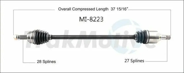 MI-8223 Trakmotive Cv Axle Shaft - & U Joint Oem