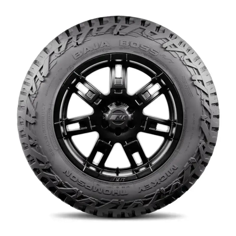 Mickey Thompson Baja Boss A/T Tire - LT285/70R17 121/118Q E, aggressive tread, all-terrain capability, durable construction, optimized ride comfort, versatile size.