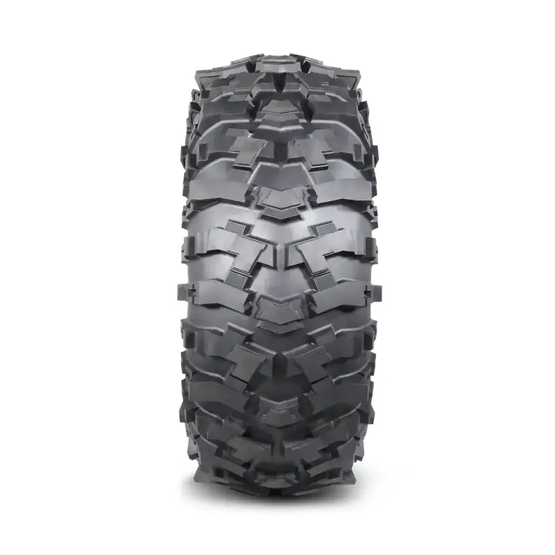 Mickey Thompson Baja Pro X SXS Tire 32X10-14 front view showcasing its sticky compound symmetric directional tread pattern and dual decoupling grooves.