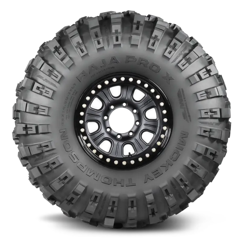 Mickey Thompson Baja Pro X (SXS) Tire 32X10-14 with symmetric directional tread and dual decoupling grooves for ultimate grip and traction.