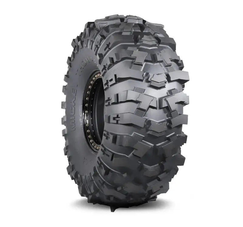 Mickey Thompson Baja Pro X (SXS) Tire - 32X10-14 with sticky compound, symmetric directional tread, and dual decoupling grooves for ultimate grip and traction on hard and irregular surfaces.