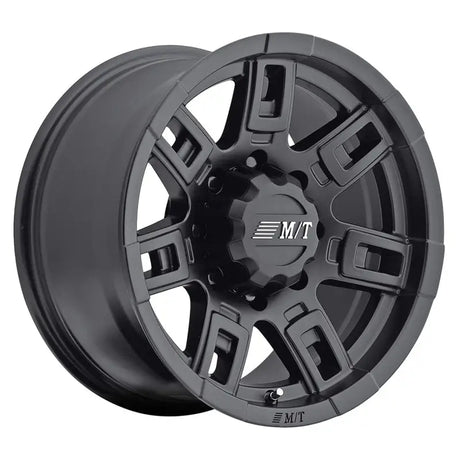 Black alloy wheel from Mickey Thompson Sidebiter II Wheel series - rugged look